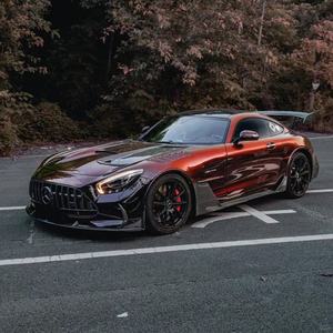 Film vinyle pour voiture PET PPF en vente chaude, film vinyle auto-cicatrisant à libération d'air, film vinyle <span class=keywords><strong>caméléon</strong></span> changeant de couleur, noir à rouge charmant PPF - Product Image 1