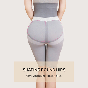<span class=keywords><strong>Short</strong></span> <span class=keywords><strong>de</strong></span> <span class=keywords><strong>compression</strong></span> taille haute S-SHAPER pour <span class=keywords><strong>femme</strong></span> en tissu <span class=keywords><strong>de</strong></span> bambou tourmaline avec contrôle du ventre sans couture - Product Image 3