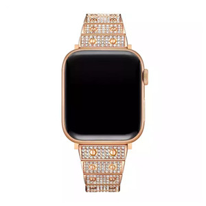 Bracelet Bling pour <span class=keywords><strong>Apple</strong></span> <span class=keywords><strong>Watch</strong></span> <span class=keywords><strong>série</strong></span> 7, 45mm /44mm/42mm, <span class=keywords><strong>série</strong></span> SE/<span class=keywords><strong>6</strong></span>, bijoux pour femmes, perles de diamant faites à la main - Product Image 5