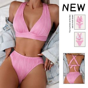 <strong>Tringle</strong> Top <strong>Double</strong> Lined Fabric Seamless Sexi Ladies Bikini Brazilian Swimsuit - Product Image 6