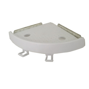 BNcompany Étagères <span class=keywords><strong>d</strong></span>'<span class=keywords><strong>angle</strong></span> <span class=keywords><strong>de</strong></span> douche en <span class=keywords><strong>plastique</strong></span> à 90 degrés Support <span class=keywords><strong>de</strong></span> rangement mural pour <span class=keywords><strong>salle</strong></span> <span class=keywords><strong>de</strong></span> <span class=keywords><strong>bain</strong></span> - Product Image 5