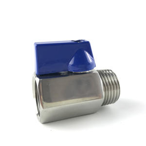 Mini Válvula de Bola 316 de 1/2 Pulgada PN63 de Acero Inoxidable para Agua y Sistemas Químicos - Product Image 3