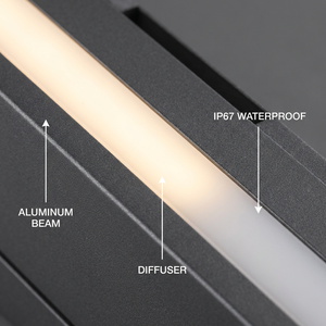 Pérgola de Aluminio de Alta Gama con Luces LED Solares, Cubierta de Patio de Vidrio <span class=keywords><strong>para</strong></span> Terraza de Jardín de Villa de Lujo - Product Image 3