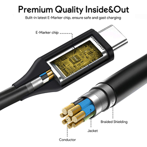 <span class=keywords><strong>Chargeur</strong></span> pour <span class=keywords><strong>ordinateur</strong></span> portable USB-C 65W compatible avec <span class=keywords><strong>Dell</strong></span> Latitude, avec adaptateur secteur et cordon d'alimentation - Product Image 5