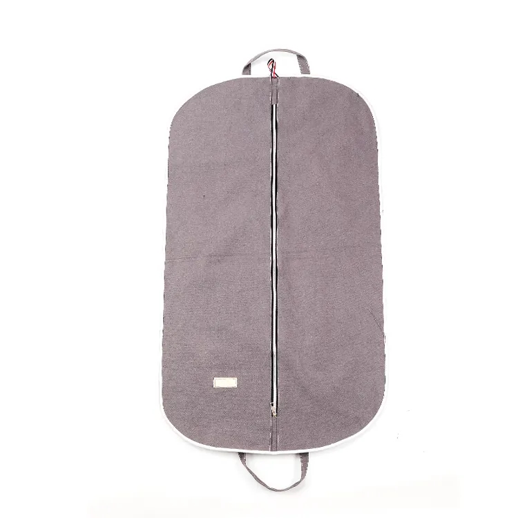 Custom logo foldable dustproof storage cotton cloth reusable garment bag