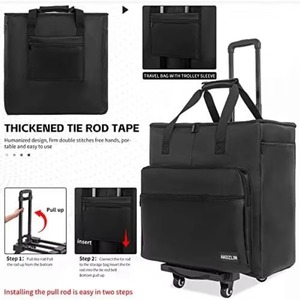 Sac de transport Oxford pour ordinateur de bureau, étui de rangement pour moniteur et unité centrale, boîte de transport portable pour un transport pratique - Product Image 2