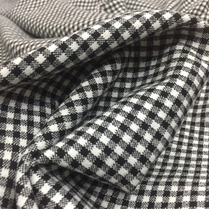De alta calidad Blanco y Negro Plaid algodón de poliéster rayón tejido cepillado es Super suave y gruesa - Product Image 4