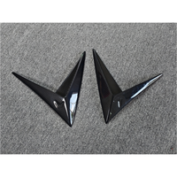 Kit de carrosserie de décoration de pare-chocs avant en fibre de carbone sèche style Topcar pour Lamborghini URUS S, avec décoration de type aileron de requin