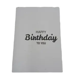 Tarjeta de felicitación de broma de sonido sin cables, tarjetas de cumpleaños del Joker con brillos