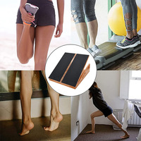 Planche inclinée réglable et planche extensible pour les mollets avec poignée latérale supplémentaire, planche inclinée en bois