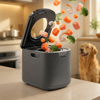 Distributeur automatique de nourriture pour chiens et chats à faible bruit, 3,2 L, avec minuterie réglable pour usage domestique