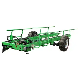 High Quality Bin Runner Fruits Self Loading Fruit Fork Trailer Walking Tractor Trailer for Sale