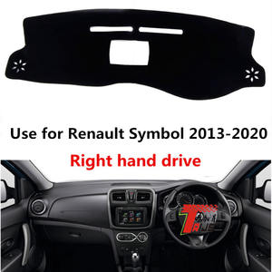 Taijs usine conduite à gauche tableau de bord lumière éviter voiture tapis protection tableau de bord couverture pour <span class=keywords><strong>Dacia</strong></span> <span class=keywords><strong>Renault</strong></span> symbole - Product Image 3