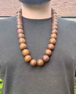 Colliers en bois naturel fabriqués à partir de perles de bois de qualité supérieure, conçus pour un usage quotidien, traditionnels, ethniques et modernes - Product Image 3