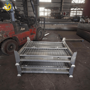 מדף משטחים נסטאיינר מפלדה Q235 מצופה אבקה, מותאם אישית של Easylink, עמיד בפני רעידות, ניתן לפירוק וניתן לערום. - Product Image 5