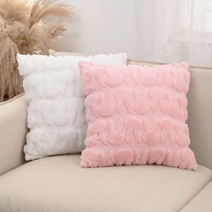 <span class=keywords><strong>Housse</strong></span> <span class=keywords><strong>de</strong></span> coussin carrée moderne tissée à thème Pâques en jacquard 100 % polyester <span class=keywords><strong>avec</strong></span> <span class=keywords><strong>fermeture</strong></span> éclair, toutes saisons, pour la maison et l'hôtellerie (1 pièce) - Product Image 2