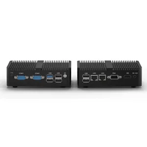 N100 Mini <span class=keywords><strong>PC</strong></span> <span class=keywords><strong>4GB</strong></span> DDR4 Quad-Core Fanless Dual Gigabit Ethernet 6 * Windows10 Linux Router Firewall AU SSD Industrial Nueva condición - Product Image 3