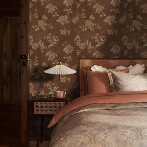 CSK American Style Floral Retro PVC Cabinet Wall Covering Self-Adhesive Moisture <b>Proof</b> Furniture Renovation - Product Image 3