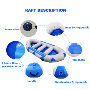 Prix compétitif, radeau <span class=keywords><strong>gonflable</strong></span> professionnel de 480 cm (15,5 pieds) avec coutures soudées, PVC de 1,2 mm, pour une aventure de groupe ultime - Product Image 5