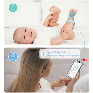 Moniteur d'oxygène pour bébé Wellue BabyO2, moniteur d'oxygène sanguin portable pour nourrissons, oxymètre sans fil - Product Image 4