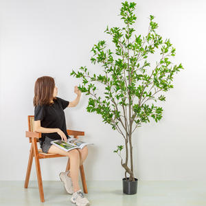 Plantes artificielles en pot <span class=keywords><strong>Pieris</strong></span> <span class=keywords><strong>Japonica</strong></span>, verdure artificielle, décoration d'intérieur, jardin, arbre en plastique - Product Image 1