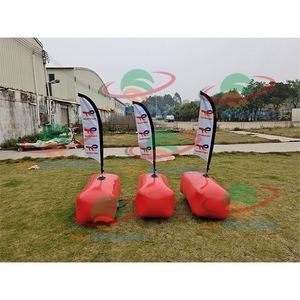 Boya flotante, marcador de superficie de agua abierta, boya de buceo inflable para nadar con bandera - Product Image 3