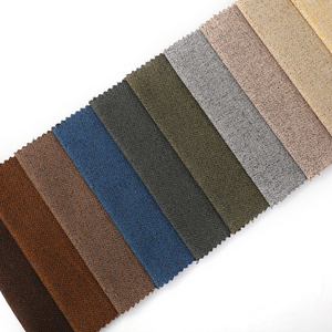 Tela Jacquard tejida de terciopelo de alto lujo, Material Textil transpirable de alta calidad, hilo teñido, estilo liso para muebles, sofá, lino - Product Image 5