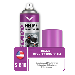 Limpiador de casco de motocicleta de suministro de fábrica, espray de desinfección de limpieza en seco Oem para forro y espuma de casco - Product Image 5
