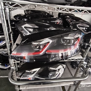   Ensemble de phares LED 12V pour Volkswagen <span class=keywords><strong>Golf</strong></span> <span class=keywords><strong>7</strong></span> <span class=keywords><strong>GTI</strong></span> 2013-2016, lumière blanche de haute qualité, accessoire d'éclairage automobile, nouvelle version - Product Image 6