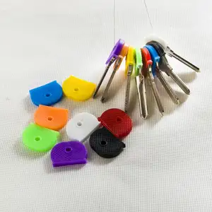Caps in Assorted Colors Identifier Label Tags Large House Key Heads Key Caps Tags Covers Set silicone Larger Key Covers