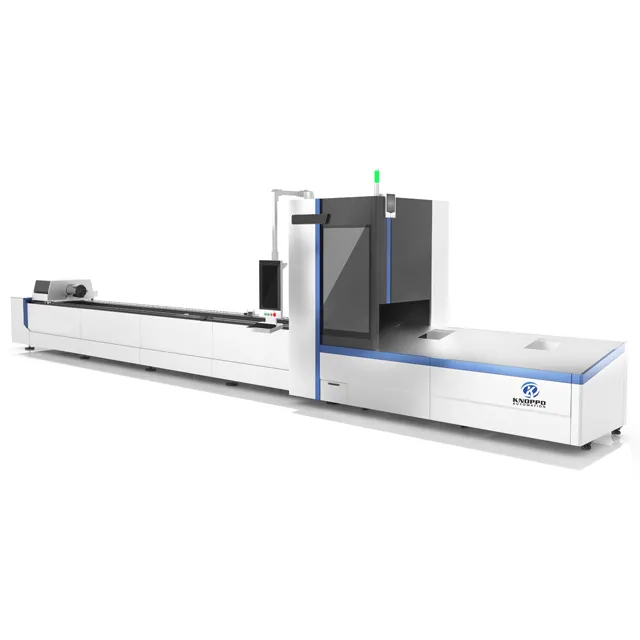 Máquina de corte a laser da fibra do tubo do metal 1000w para o tubo redondo, quadrado, retangular e outro perfil