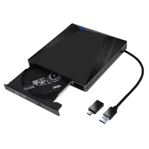 Baru Desktop cd/dvd drive eksternal usb 3.0 tipe-c portabel DVD player penulis ulang burner untuk Laptop Mac PC