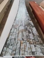 Panel Sandwich Busa PU Berlapis Baja Metal Bertekstur Warna Batu, Tahan Air/Tahan Api, Ramah Lingkungan, Tebal 16mm untuk Dinding Eksterior