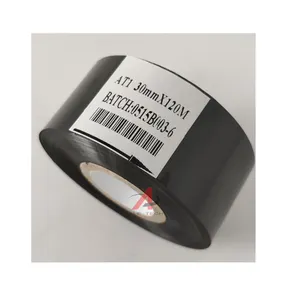 Coding Foil And Ribbon AT1 Black Color Impresoras De Hot Stamping