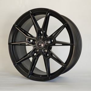 Jantes en alliage <span class=keywords><strong>KOKO</strong></span> de 19 pouces, jantes en alliage pour voitures particulières, disques, série Flow-Formed FF597, revêtement noir - Product Image 2