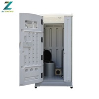 Cabine de toilette portable en plastique HDPE LiZheng, toilette chimique mobile