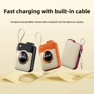 แบตสำรองพกพาขนาดเล็ก 10000mAh รองรับการชาร์จเร็วแบบ Type C Input/Output พร้อมสายชาร์จสำหรับใช้งานกลางแจ้ง - Product Image 2