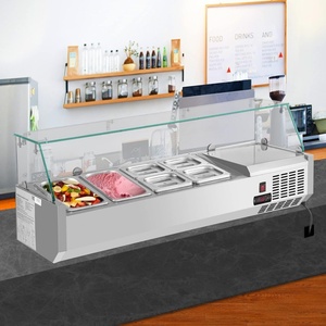 Bảng Top salad Bar Prep Countertop salad Bar tủ lạnh hiển thị truy cập hàng đầu salad Bar Cooler - Product Image 6
