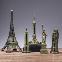 Modèle de la Tour Eiffel de Paris, ornement en résine naturelle, minimalisme moderne, pièce décorative pour chambre à coucher, salon, armoire à vin, meuble TV