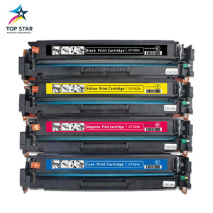 Juego de Cartuchos de Tóner 130A de Fábrica Premium al por Mayor CF350A - CF353A para HP <span class=keywords><strong>LaserJet</strong></span> <span class=keywords><strong>Pro</strong></span> <span class=keywords><strong>Color</strong></span> <span class=keywords><strong>MFP</strong></span> M176n <span class=keywords><strong>M177fw</strong></span> - Product Image 1