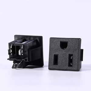 Regleta de alimentación de escritorio NEMA 5-15P, toma de corriente de CA de 3 clavijas y 15 A, enchufe estándar estadounidense (tipo tarjeta) ROHS CE - Product Image 4