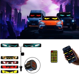 Panneau d'affichage Led Flexible Transparent 15w étanche Led autocollant écran démon oeil dynamique pour camion autres accessoires d'éclairage de voiture - Product Image 1