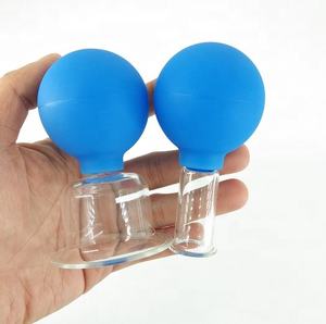 Set Cangkir Bekam Wajah Kaca Pijat, Set Cangkir Terapi Bekam Vakum Silikon - Product Image 3