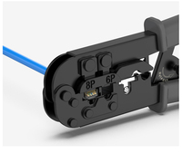 Herramienta de prueba de Cable de enchufe modular múltiple de alta calidad ZHEFAN Rj11 Rj12 Rj45 herramienta de prensado de probador de Cable de red manual