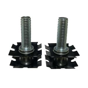 Clip à ressort à trois couches en forme de fleur de prunier, sans soudure, avec vis et écrou M8*6/15/20/25/30/35, tige de vis longue - Product Image 4