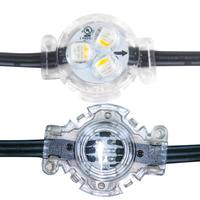 Fábrica AOYING, Luz LED de Punto de Alta Calidad, 24V 6000k 5LED 30mm RGBW, para Exteriores, Permanente, IP68 Impermeable, para Decoración Navideña