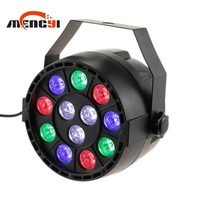 Nouveau produit Plastique 12 pièces 3w Mini LED Plat Par Lumière pour scène