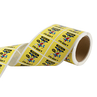 Étiquettes d'emballage en rouleau personnalisées, écologiques, pour usage industriel, de qualité alimentaire, en vinyle, papier synthétique, adhésif imperméable