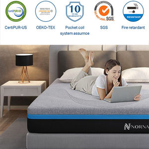 नरम फोम आरामदायक रूप से बॉक्स पैकेज गद्दे में लपेटा गया शून्य दबाव मेमोरी फोम गद्दा - Product Image 3