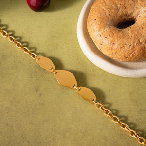 J & D insecto Ojo de Tigre collar de acero inoxidable cadena gruesa declaración marrón piedra preciosa colgante ovalado Boho Tribal Vintage regalo mujeres - Product Image 6